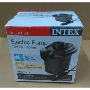 Intex Quick Fill DC 12V Electric Pump 23.0CFM 12V DC Power One Air Pump